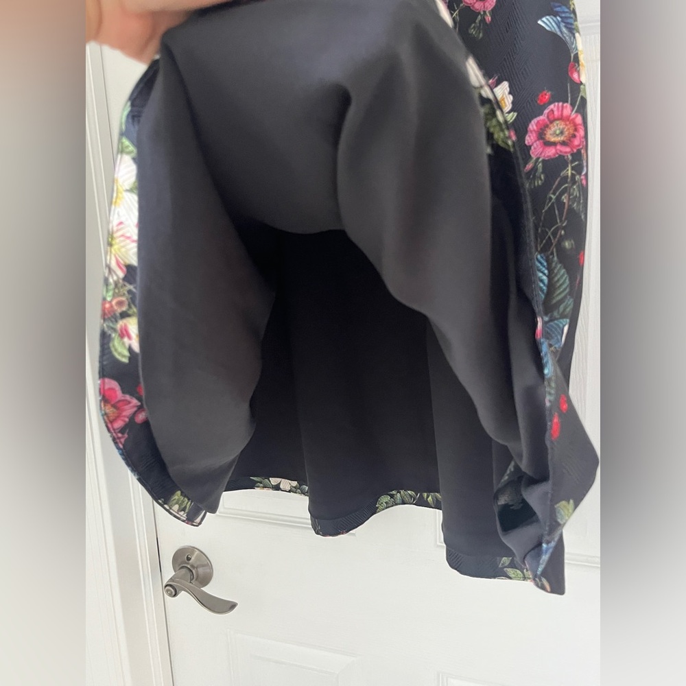 Ted Baker Bevly Oracle Floral-Jacquard Skirt size M - Picture 8 of 15